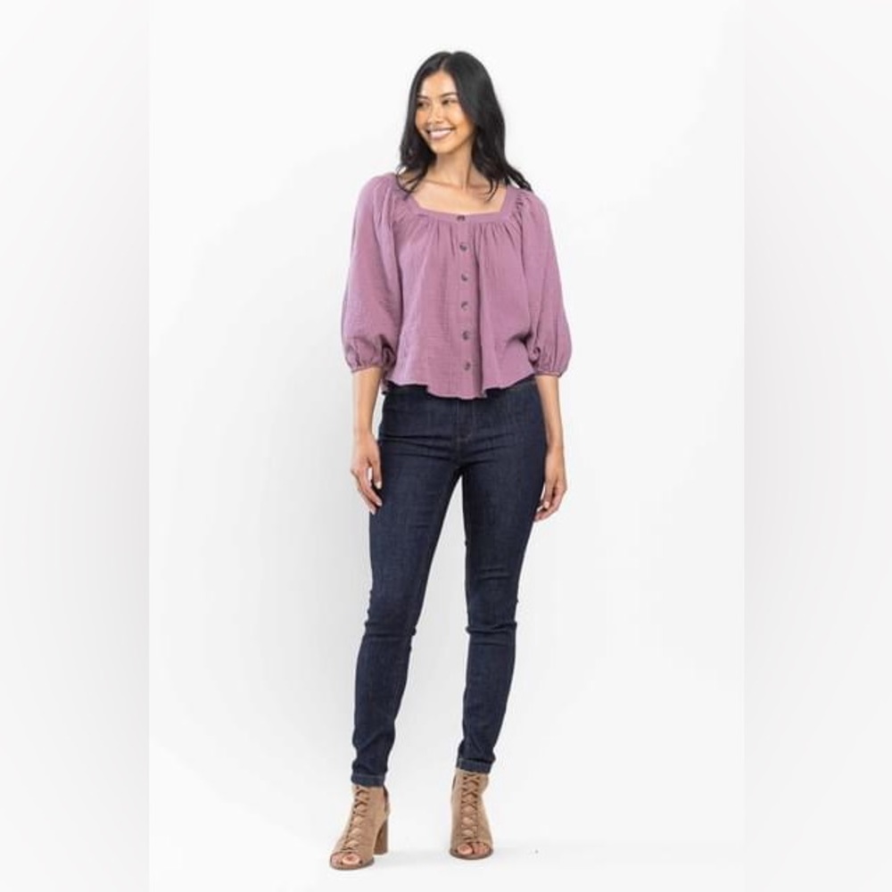 Judy Blue High Waist Classic Embroidery Skinny Jeans